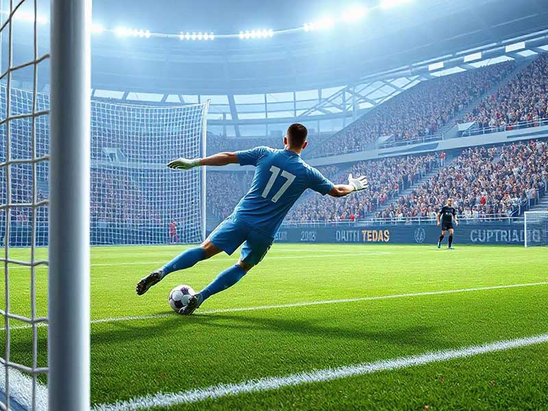 终场哨响后拉菲尼亚跪在场边，弗里克看到后马上来抱抱